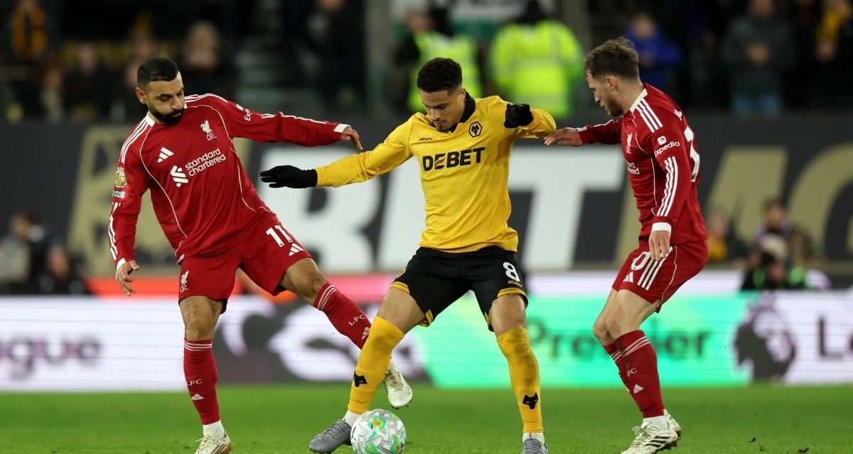 The Reds Tersungkur di Menit Akhir, Kalah 2–1 Dari Wolves