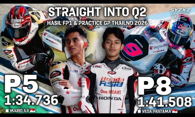 Veda Pratama & Mario Aji Lolos Q2 di Practice MotoGP Brasil 2026