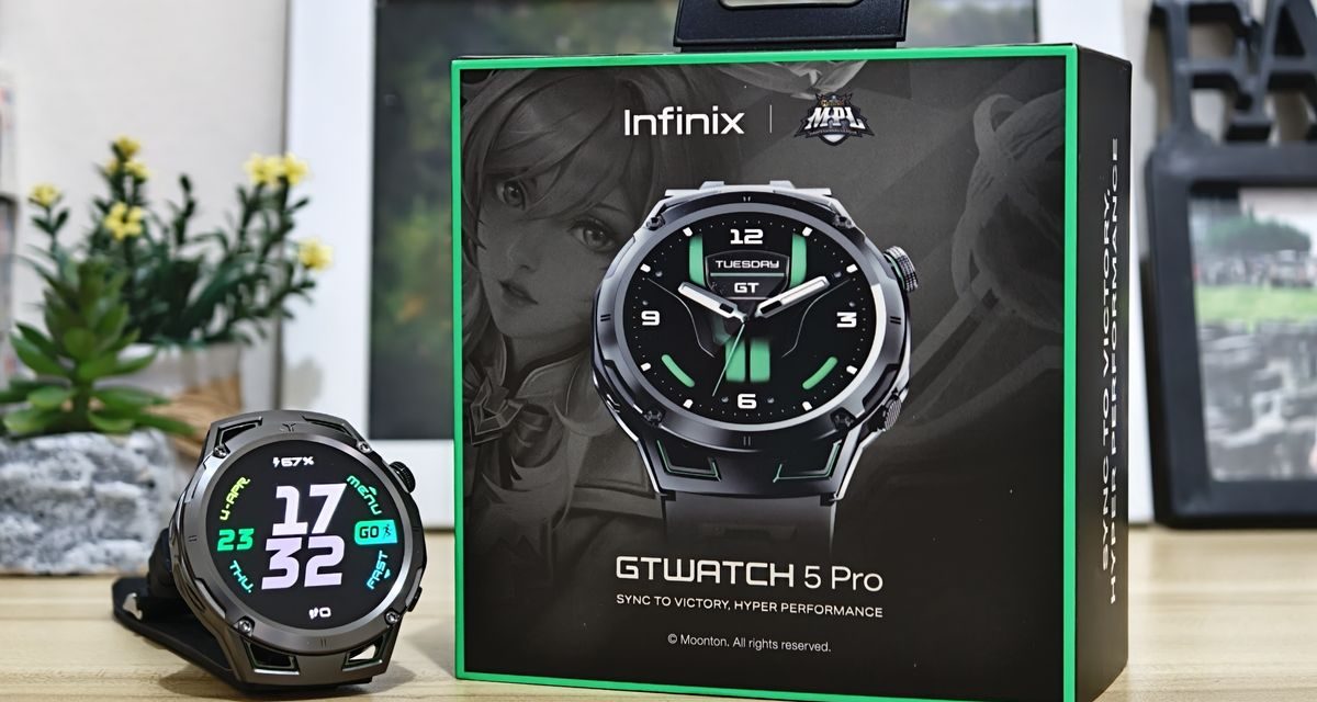 Unboxing Infinix GT Watch 5 Pro Edisi MPL, Desain Garang