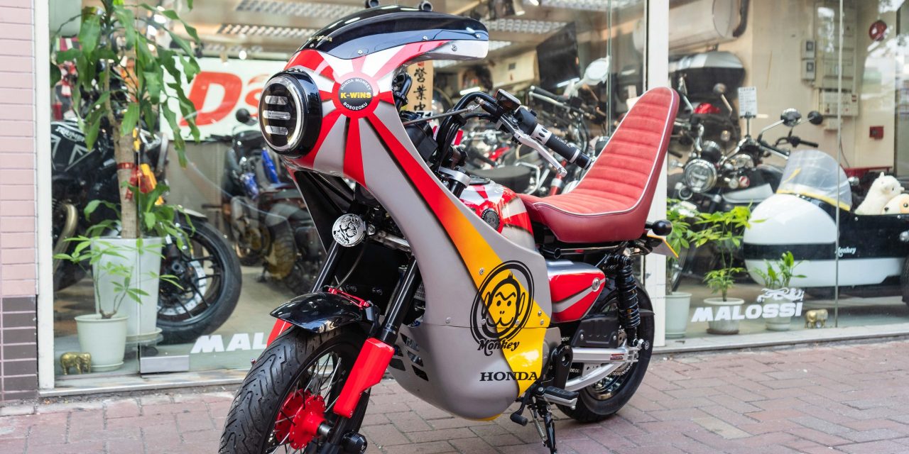 Monkey 125 Disulap K-Wins Jadi Motor Bosozoku Jepang